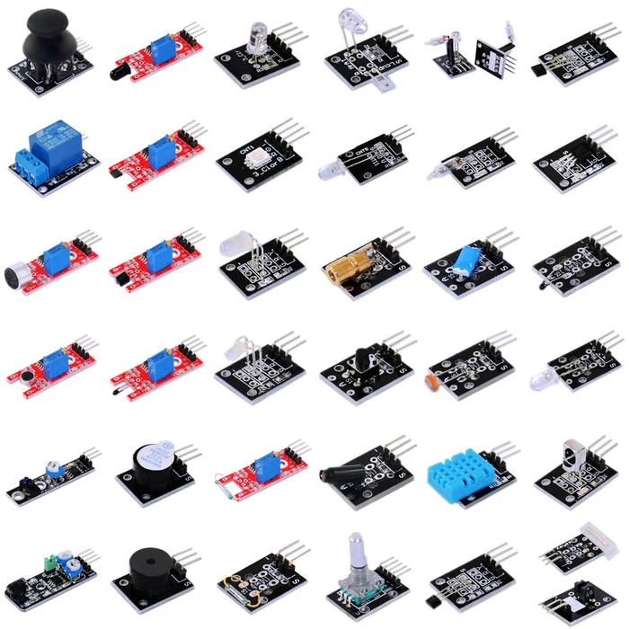37-in-1 Sensor Module Shield Starter Kit for Arduino