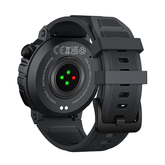 Zeblaze Ares 3 Plus 46mm Smartwatch με Παλμογράφο (Μαύρο)
