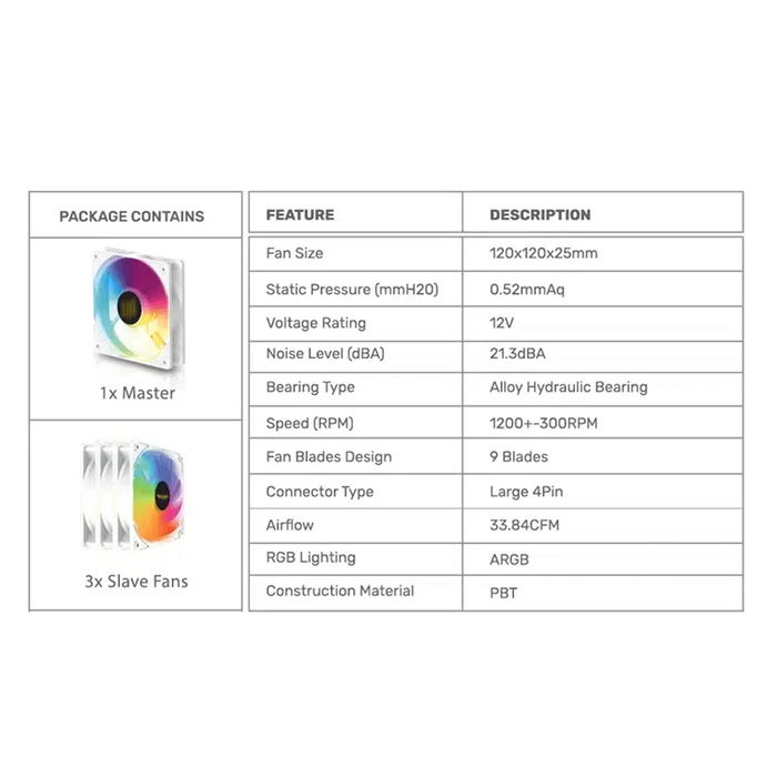 Case Fan Armaggeddon Argb S1 Black