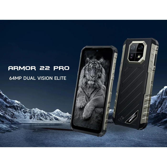 ULEFONE Armor 22 Pro, 6.58" 8GB/128GB, 6600mAh, Black