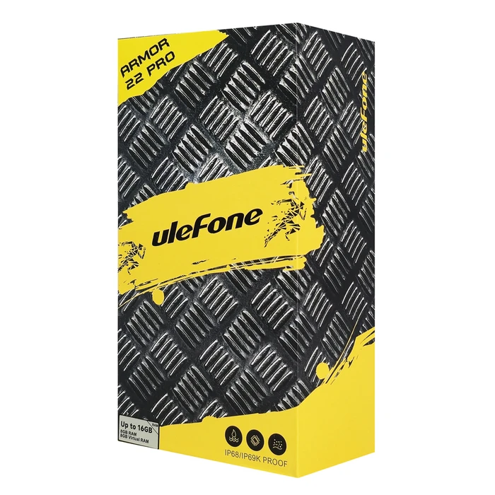 ULEFONE Armor 22 Pro ανθεκτικό smartphone 6.58", 8GB/256GB, 6600mAh, IP68/IP69K, μαύρο