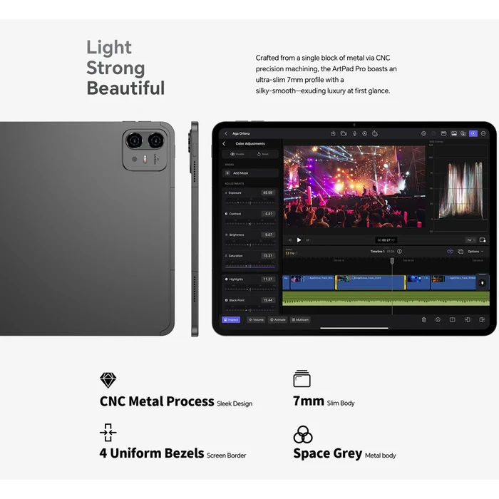 Teclast ArtPad Pro 4G 12.7" Tablet (8GB/256GB) Γκρι