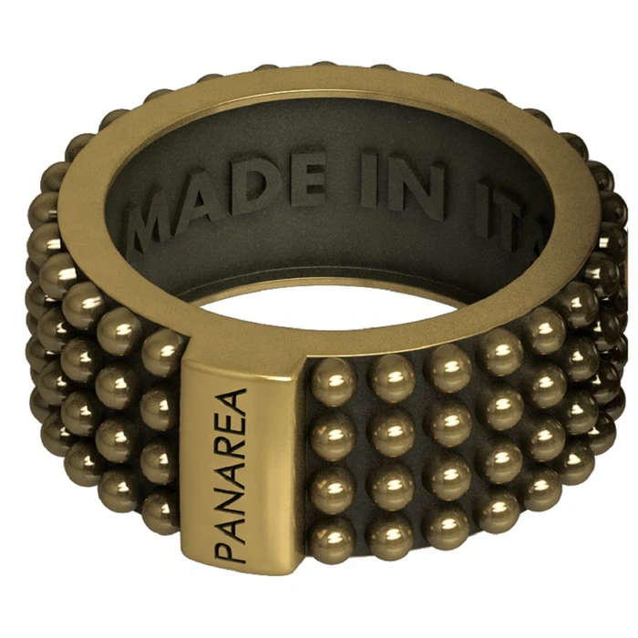 WOMAN RING PANAREA AS254RU2 (T14) - PANAREA Silver Ring with Bronze Accent