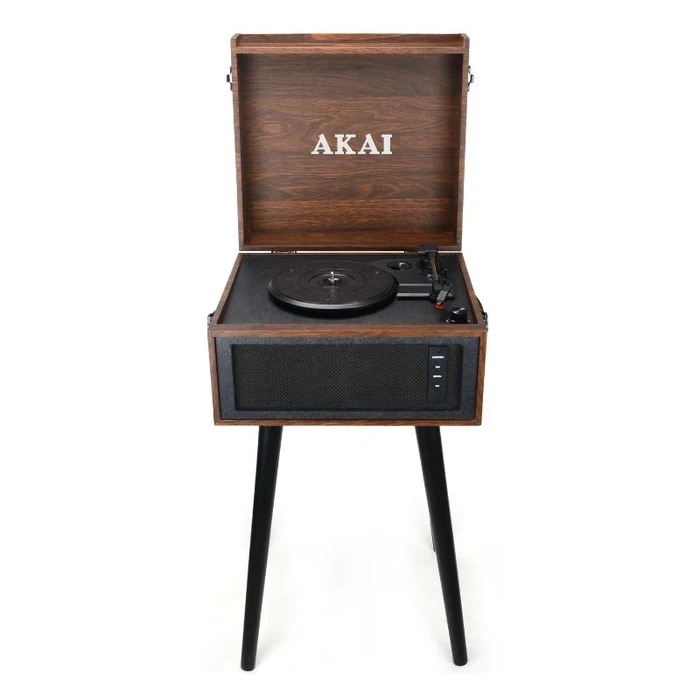 Πικάπ Akai ATT-101 BT βαλίτσα με πόδια, Bluetooth in/out, USB/SD, Aux-In, ηχεία και κάλυμμα  16 W