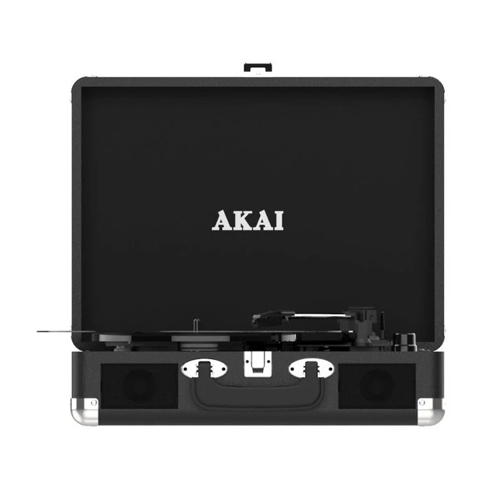 Πικάπ Akai ATT-18BT βαλίτσα με Bluetooth In/Out, εγγραφή και αναπαραγωγή από USB, Aux-In, Line Out, REC, ενσωματωμένα ηχεία-2 x 1W