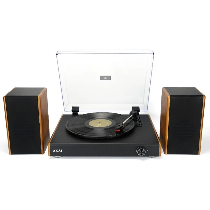 Πικάπ Akai ATT-240SP με Bluetooth, USB, κάλυμμα και ηχεία Hi-Fi  2 x 10 W