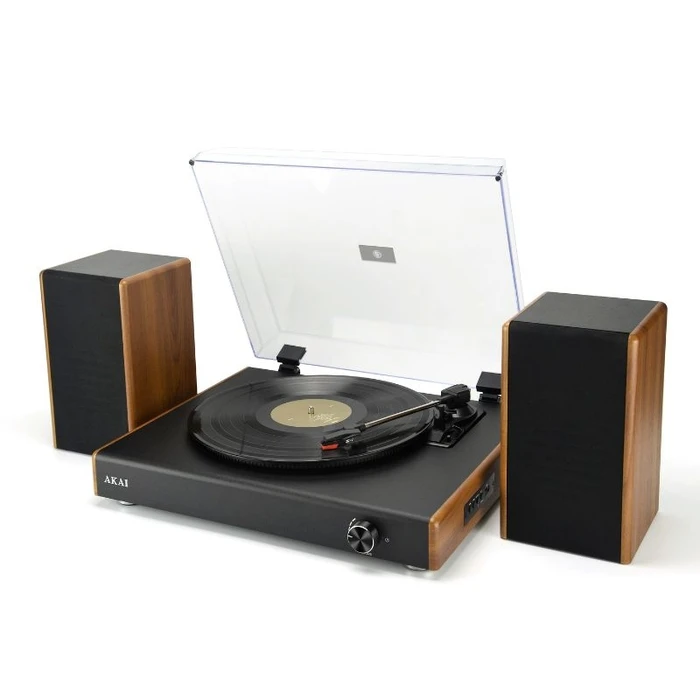 Πικάπ Akai ATT-240SP με Bluetooth, USB, κάλυμμα και ηχεία Hi-Fi  2 x 10 W