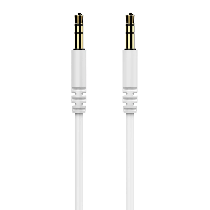 Καλώδιο Ήχου Celebrat 3.5mm Au-01, AUX, 1M, Λευκό