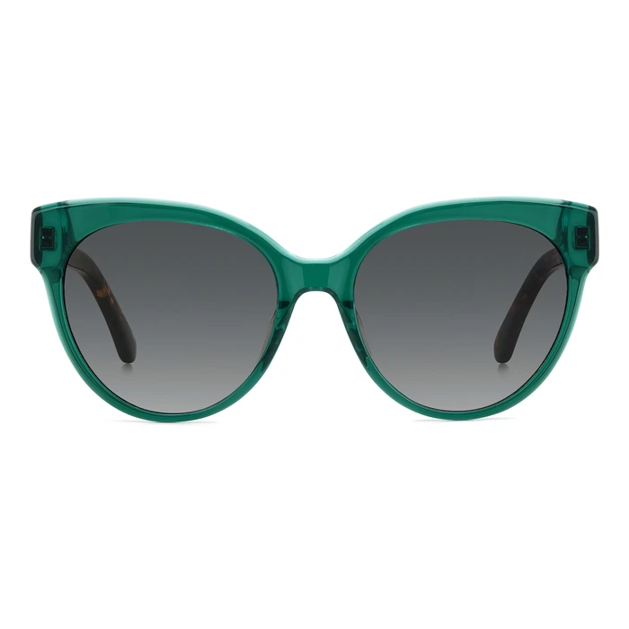 Kate Spade Women's Sunglasses Aubriella GS1E 55/17/140 – Green lenses, Black frame, Acetate, 100% UV protection