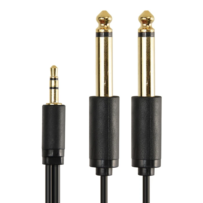 Cabletime Cable 6.3mm male - 3.5mm male 1.8m AV310-17G-B1.8