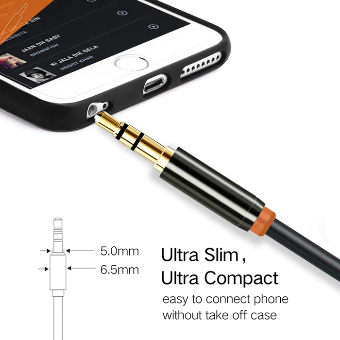 Καλώδιο Ήχου Cabletime 3.5mm CT-Av311-P11Fg, Gold Plated, 1.5M, Μαύρο