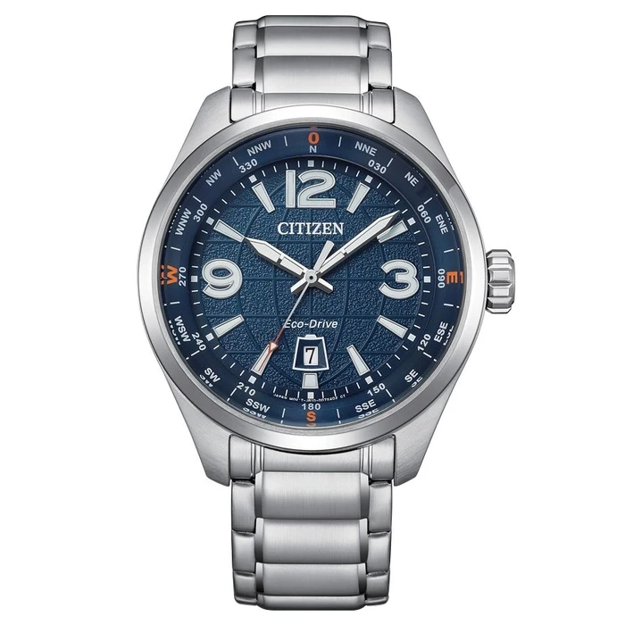 Ανδρικό Ρολόι Citizen Aw1830-88L (42,6mm) Μεταλλικό Μπρασελέ Ασημί