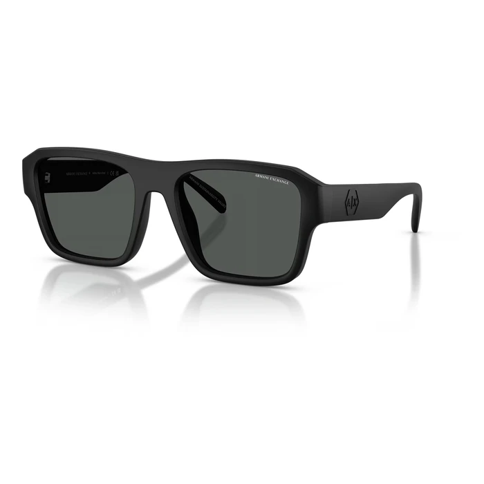 Armani Exchange AX4154SU Men's Sunglasses 56/19/145 – Brown frame, Green lenses, Category 3 UV