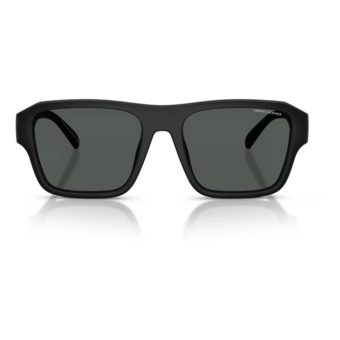 Armani Exchange AX4154SU Men's Sunglasses 56/19/145 – Brown frame, Green lenses, Category 3 UV