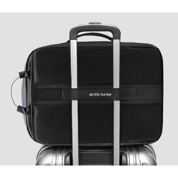 Τσάντα Laptop Arctic Hunter Πλάτης B00227L 17", 41L, Usb, Μαύρη