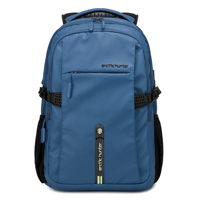 Τσάντα Πλάτης Arctic Hunter B00388 Με Θήκη Laptop 15.6" Usb 27l Μπλε