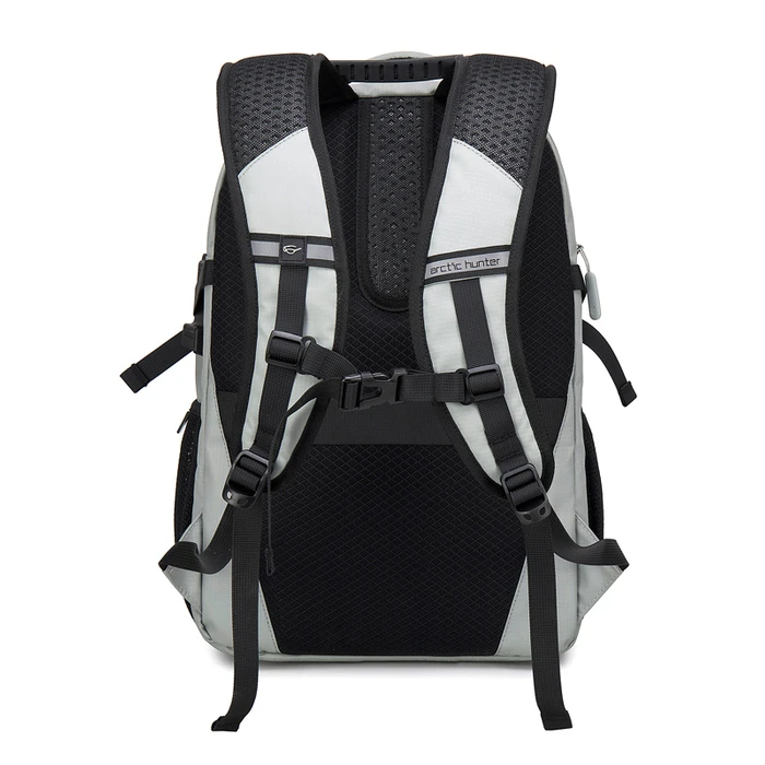 Τσάντα Πλάτης Arctic Hunter B00388 Με Θήκη Laptop 15.6" Usb 27l Γκρι