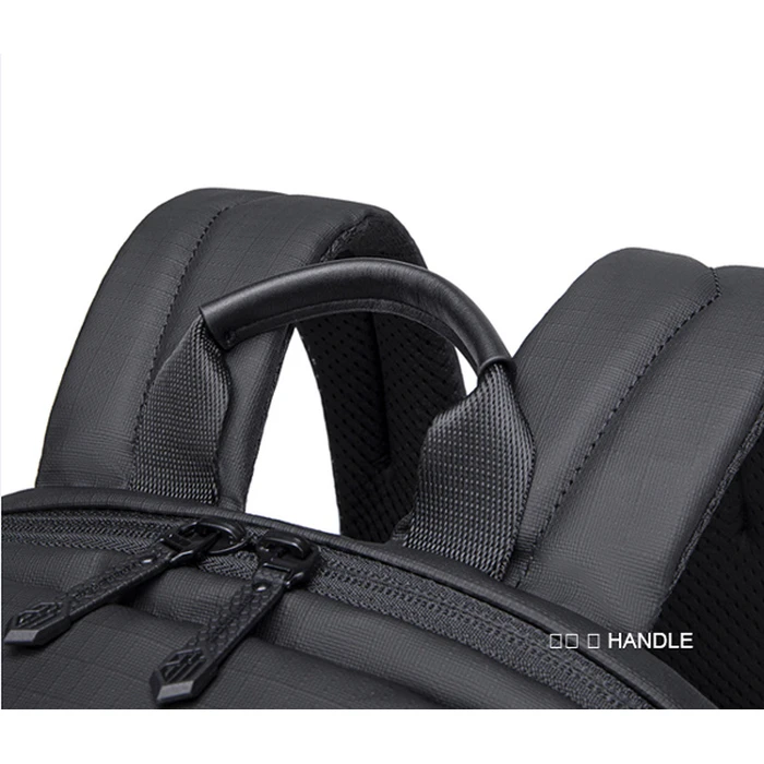 Τσάντα Πλάτης Arctic Hunter B00536 Με Θήκη Laptop 15.6" 21l Μαύρη