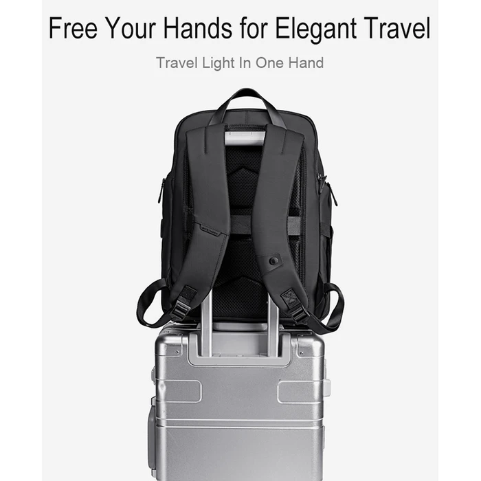 Τσάντα Πλάτης Arctic Hunter B00558 Με Θήκη Laptop 15.6" 24l Usb Μαύρη