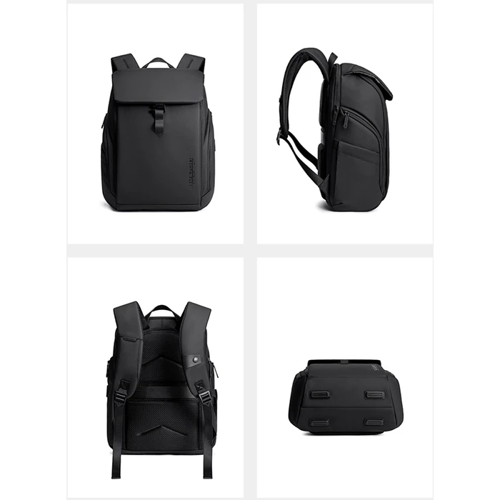 Τσάντα Πλάτης Arctic Hunter B00558 Με Θήκη Laptop 15.6" 24l Usb Μαύρη