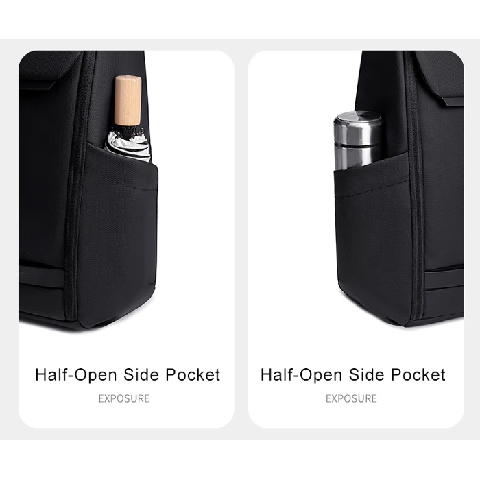 Τσάντα Πλάτης Arctic Hunter B00559 Με Θήκη Laptop 15.6" 21l Μαύρη