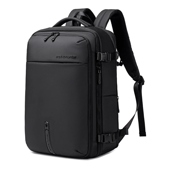 ARCTIC HUNTER Backpack B00866 with 15.6 inch Laptop Compartment 35.5L 49.5L Black