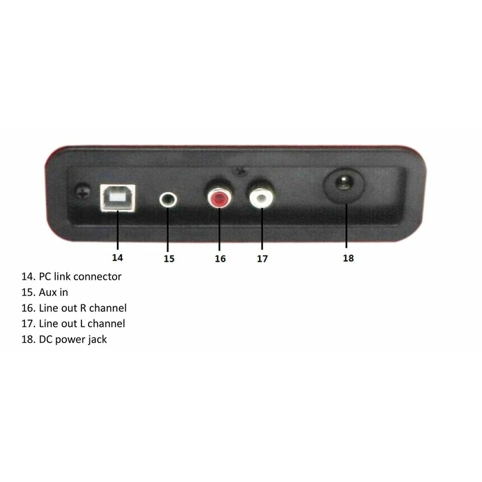 Πικ απ Denver Electronics VPL120 Κόκκινο