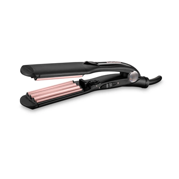 Ισιωτική Μαλλιών BaByliss The Crimper Texturizing iron Warm Black, Pink 1.8 m