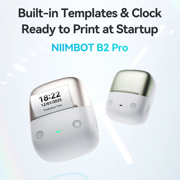 Niimbot B2 Pro Ηλεκτρονικός Ετικετογράφος 2" Bluetooth Κόκκινος (B2PRO-S)