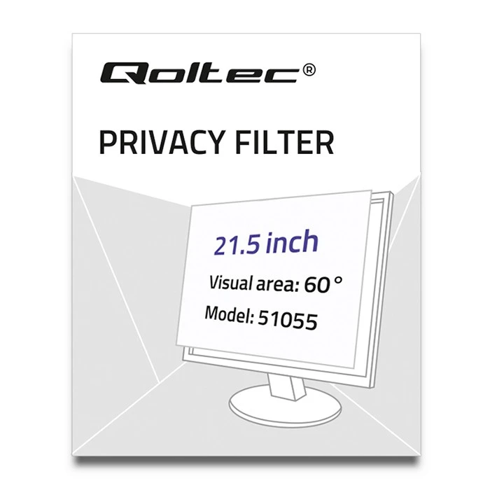 Privacy Filter Qoltec 51055 Privacy filter 21.5" | 16:9