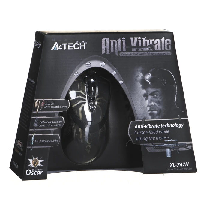 Ποντίκι Ενσύρματο A4TECH XGame Laser Oscar X747 Brown Fire A4TMYS29980