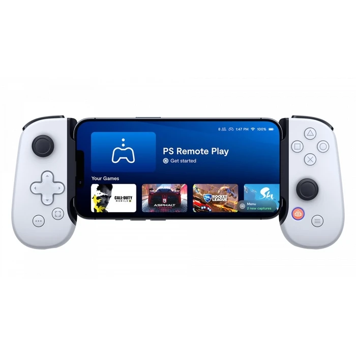 Gamepad Backbone One Playstation Phone - iPhone Lightning White - Cloud and remote