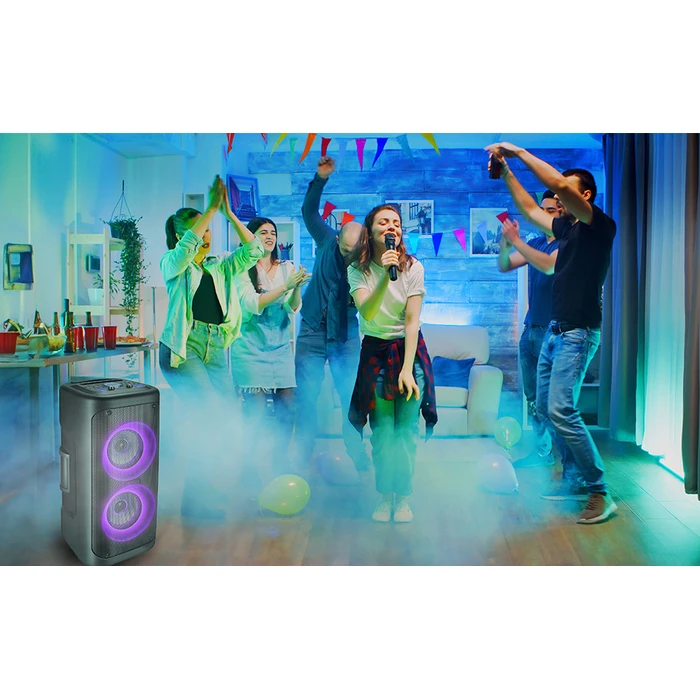 Karaoke Aiwa HIGH-POWER HYPERBASS PARTY TROLLEY Speaker