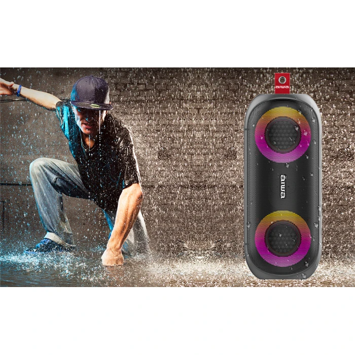 Φορητό Ηχείο Bluetooth Aiwa TWS RGB Stereo RMS 20W