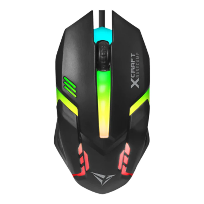 ALCATROZ X-Craft Basecamp 4-in-1 Gaming Starter Pack (Πληκτρολόγιο US, Ποντίκι, Ακουστικά, Mousepad)