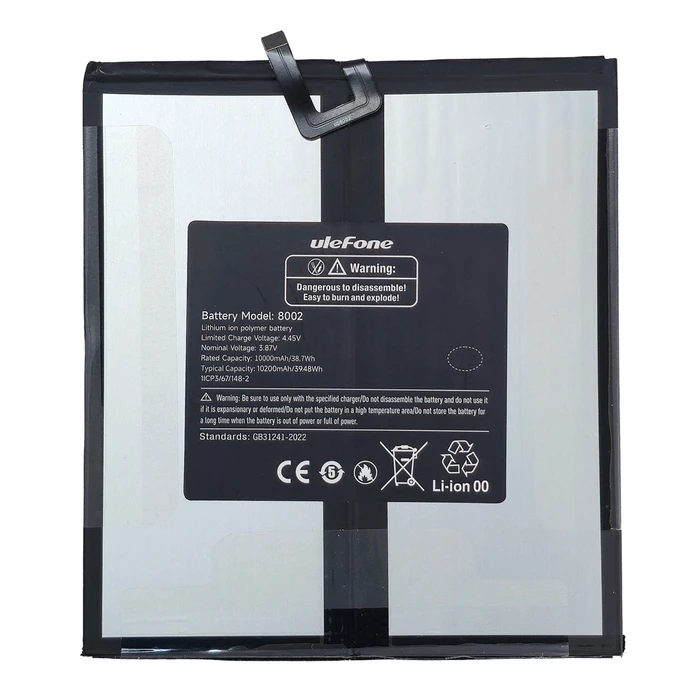 Ulefone Μπαταρία 10200mAh για Rugking Pad 2 Pro