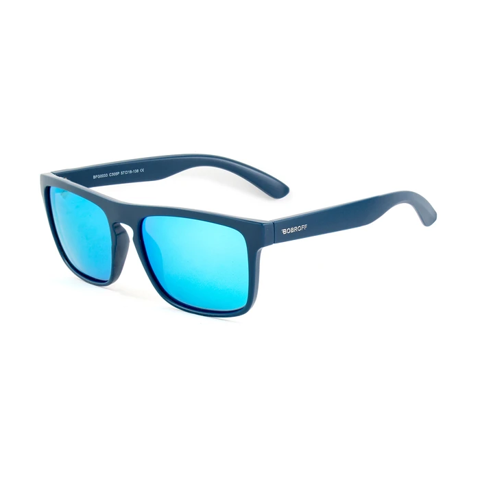 Bobroff Men's Sunglasses Blue Frame BFG0033-C305P