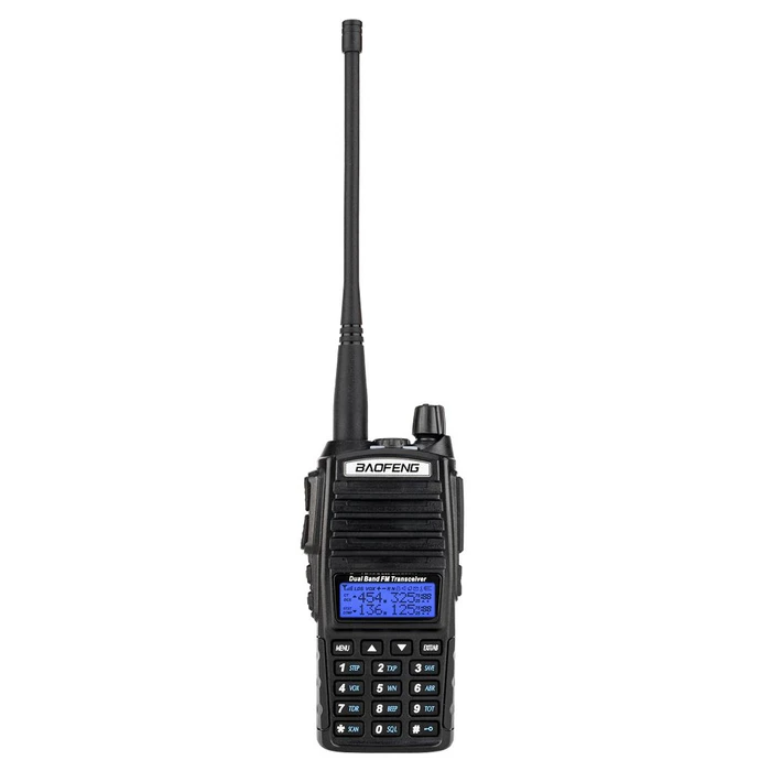 BAOFENG ασύρματος πομποδέκτης UV-82 5W VHF UHF μαύρος