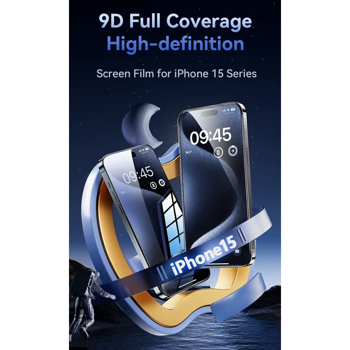 Προστασία Οθόνης Κινητών Usams tempered glass US-BH864 για iPhone 15 Plus, 0.33mm