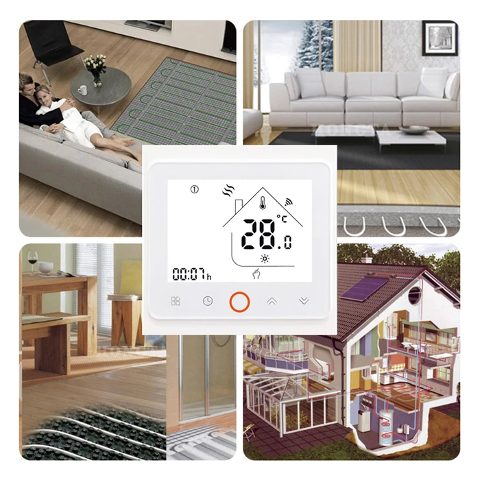 Θερμοστάτης πετρελαίου Smart BHT-002-GBLW, WiFi, λευκός