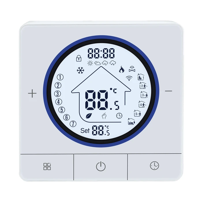 UNBRANDED Smart θερμοστάτης αερίου BHT 800WM GCLW WiFi επιτοίχιος λευκός