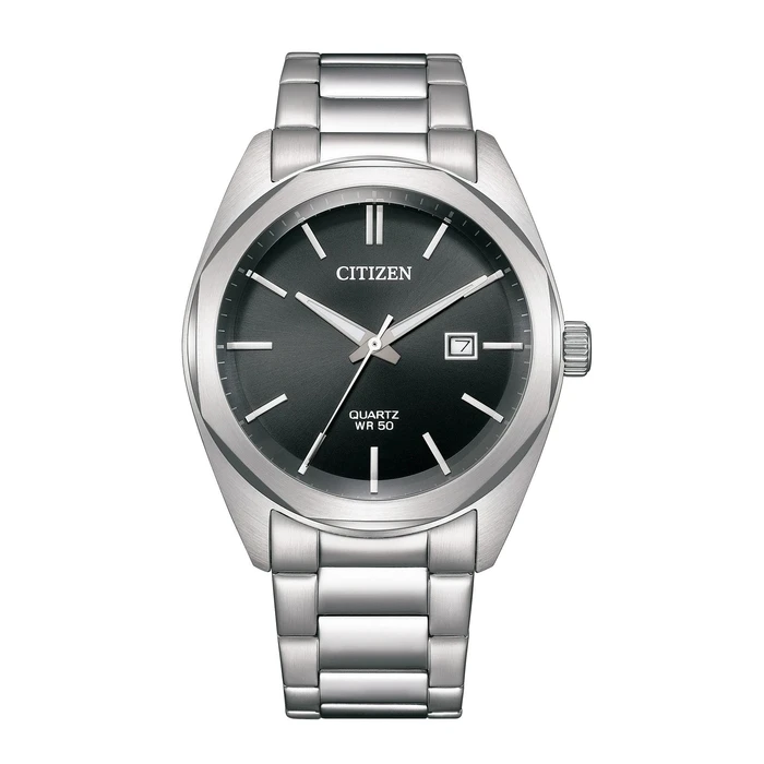 Ανδρικό Ρολόι Citizen Bi5110-54E (41mm) Μεταλλικό Μπρασελέ Ασημί