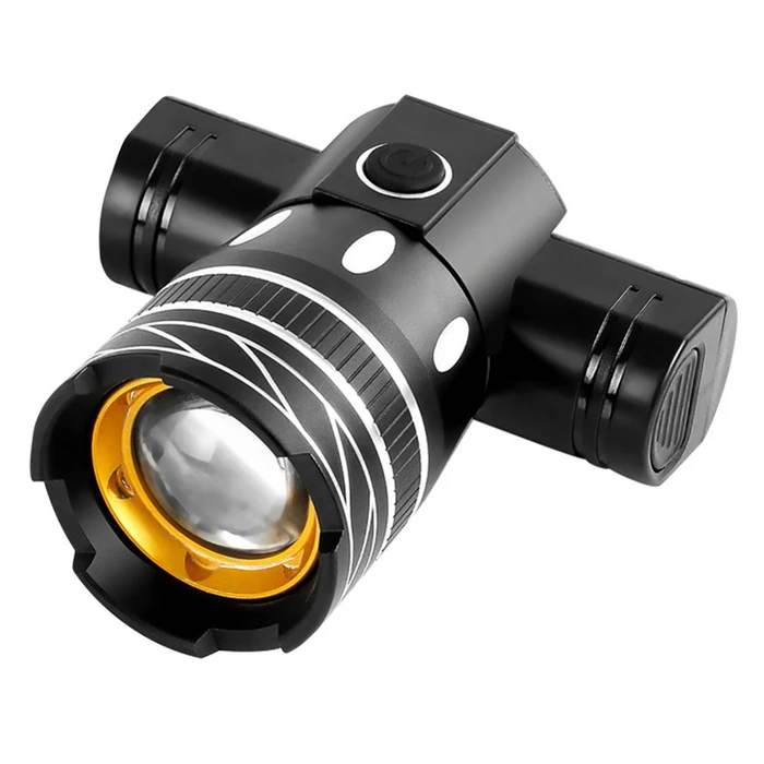 Εμπρόσθιο φως Ποδηλάτου BIKE-0028, 1500LM, 300m, IPX-6, μαύρο