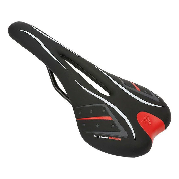 Σέλα Ποδηλάτου BIKE-0042, ανατομική, universal, Φ22.4mm 28 x 13cm, μαύρη