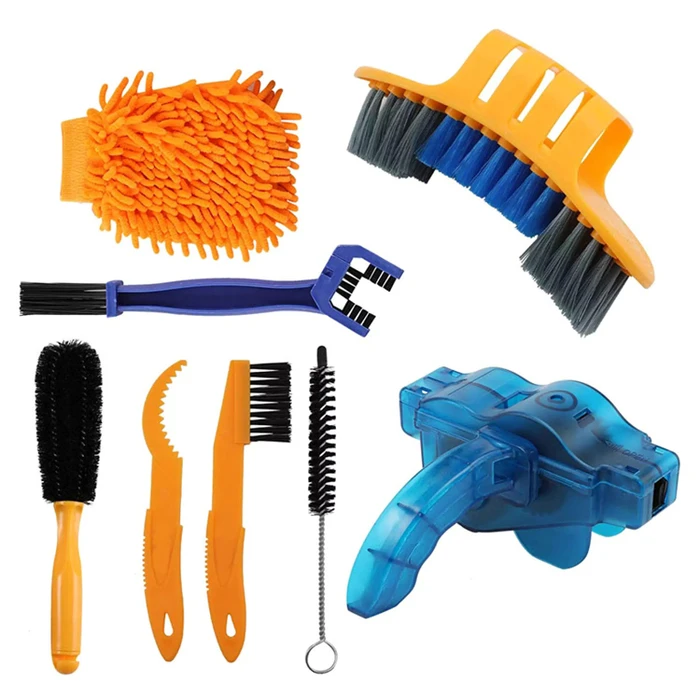 Σετ Βουρτσών Καθαρισμού Ποδηλάτου BIKE-0043, 8τμχ