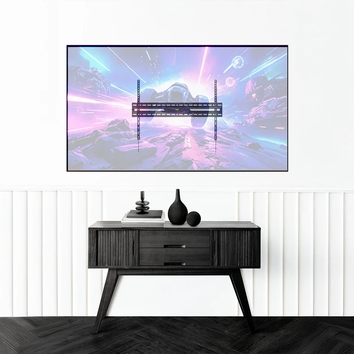 SBOX BL-3869F Wall Mount TV Bracket 50"–100" Black