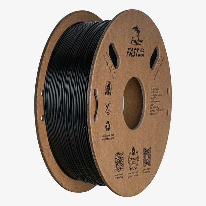Creality3D PLA 3D Printer Filament 1.75mm Μαύρο 1kg 3301010398