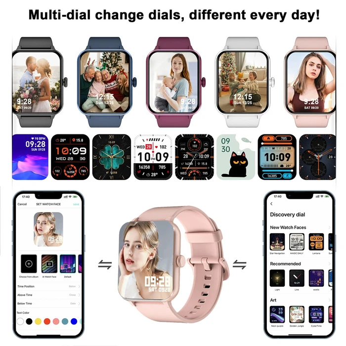 Smartwatch Blackview Multi-Functional Pink