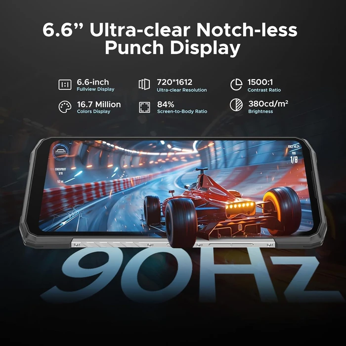 DOOGEE Blade10 Power Dual SIM (8/128GB) Ανθεκτικό Smartphone Μαύρο