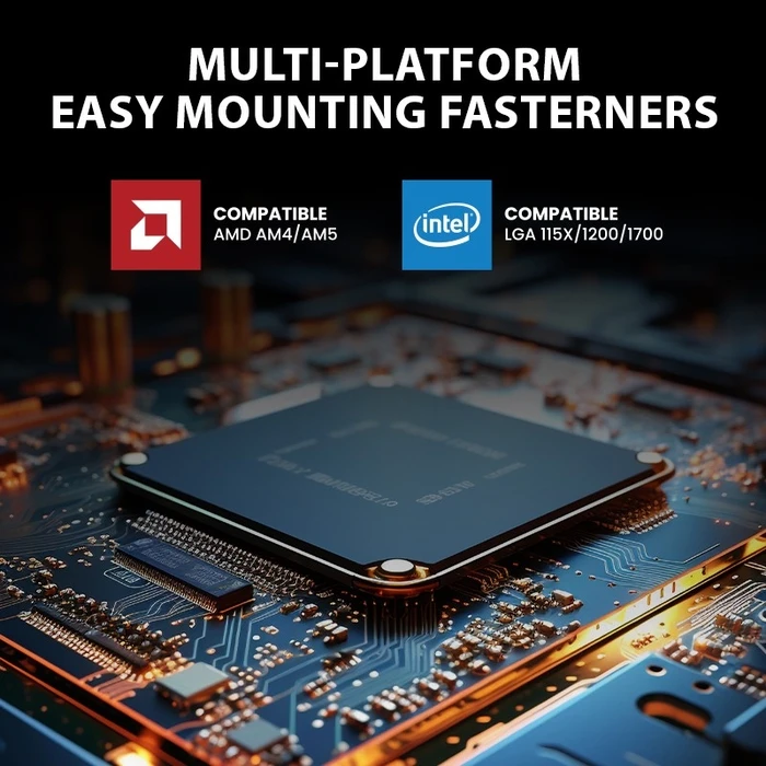 Ψύκτρα CPU Armaggeddon Rgb Silent 9cm Fan 2 Heat Pipes White